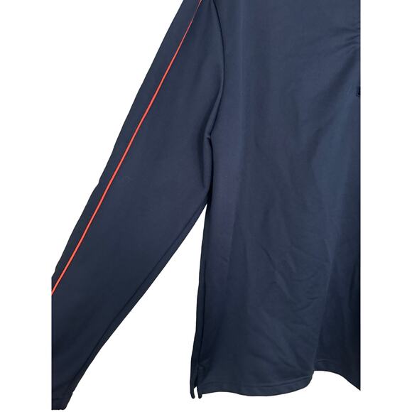 PGA Tour Navy Track Jacket 1/4 Zip Pull Over Size XL - Picture 4 of 5